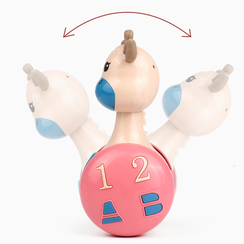 Electronics RobotsFun Electric Rolling Monkey Robot Toy Voice Control Lighting Music Somersault Child Baby Interactive Toys for