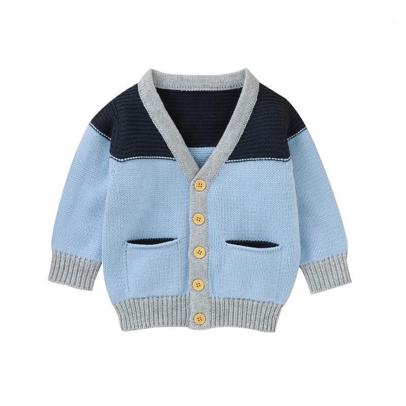 Jackets 0-18M Winter Baby Girls Boys Sweater Outfits Patchwork Long Sleeve Single Breasted Knit Jacket, Blue;gray
Jackets 0-18M Winter Baby Girls Boys Sweater Outfits Patchwork Long Sleeve Single Breasted Knit Jacket, Blue;gray