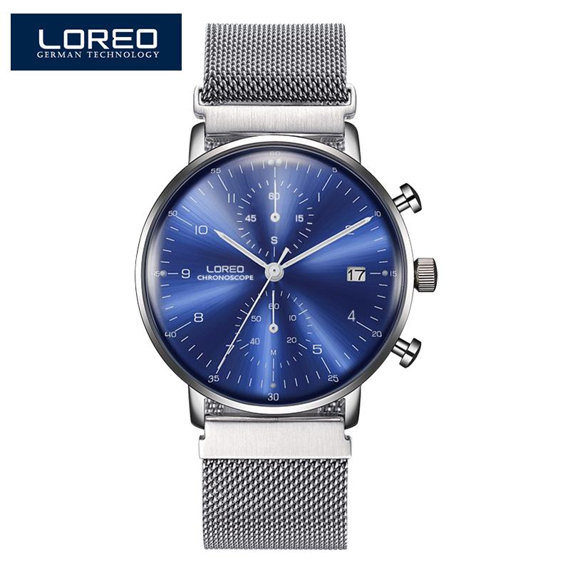 Wristwatches Horloges Mannen Top Brand LOREO Ultra Thin Quartz Watch Calendar Luminous Mesh Stainless Steel Strap Waterproof Military, Black
Wristwatches Horloges Mannen Top Brand LOREO Ultra Thin Quartz Watch Calendar Luminous Mesh Stainless Steel Strap Waterproof Military, Black