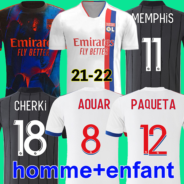 20 21 Maillot de foot lyon soccer jersey 2021 Olympique Lyonnais football shirt AOUAR MEMPHIS PAQUETA CHERKI, Away
20 21 Maillot de foot lyon soccer jersey 2021 Olympique Lyonnais football shirt AOUAR MEMPHIS PAQUETA CHERKI, Away