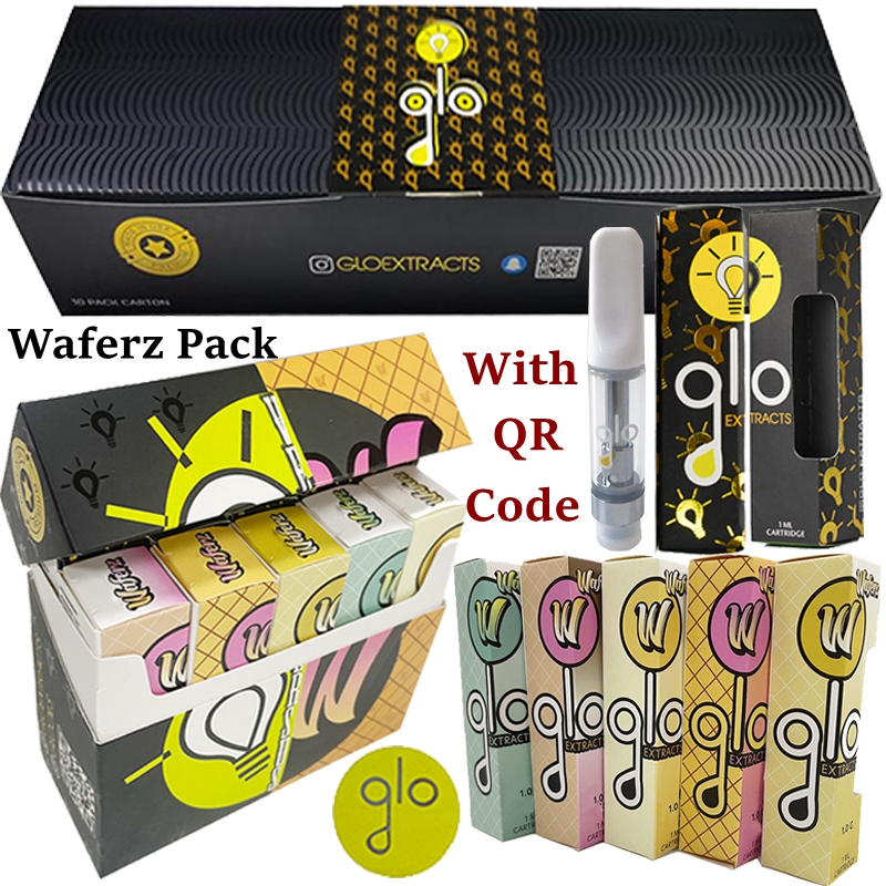 Newest GLO Extracts Vape Cartridges Waferz Packaging Atomizers Ceramic Dab Pen With Security Code 510 Thread Thick Oil Carts Tank Vapes Cartridge E Cigarettes Empty
Newest GLO Extracts Vape Cartridges Waferz Packaging Atomizers Ceramic Dab Pen With Security Code 510 Thread Thick Oil Carts Tank Vapes Cartridge E Cigarettes Empty