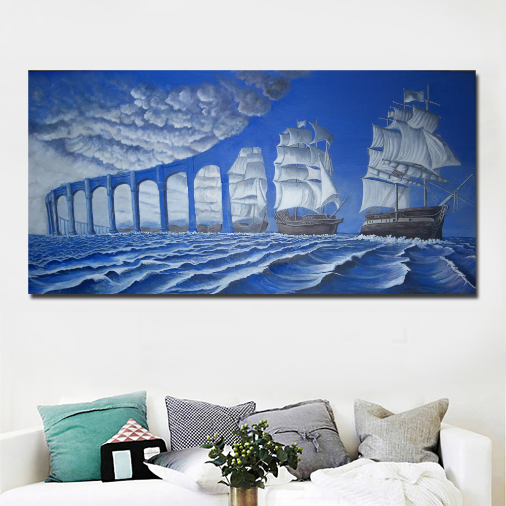 Abstract Art Modern Surrealism Paintings Blue And Sea Painting Printed On Canvas Wall Art Print Poster Home Decor
Abstract Art Modern Surrealism Paintings Blue And Sea Painting Printed On Canvas Wall Art Print Poster Home Decor