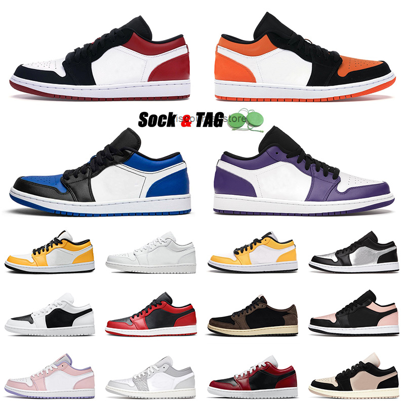Top Fashion Low Basketball Shoes 1 1s Mens Women Jumpman Black toe Royal Blue Court Purple Triple White Laser Orange Trainers Sports
Top Fashion Low Basketball Shoes 1 1s Mens Women Jumpman Black toe Royal Blue Court Purple Triple White Laser Orange Trainers Sports