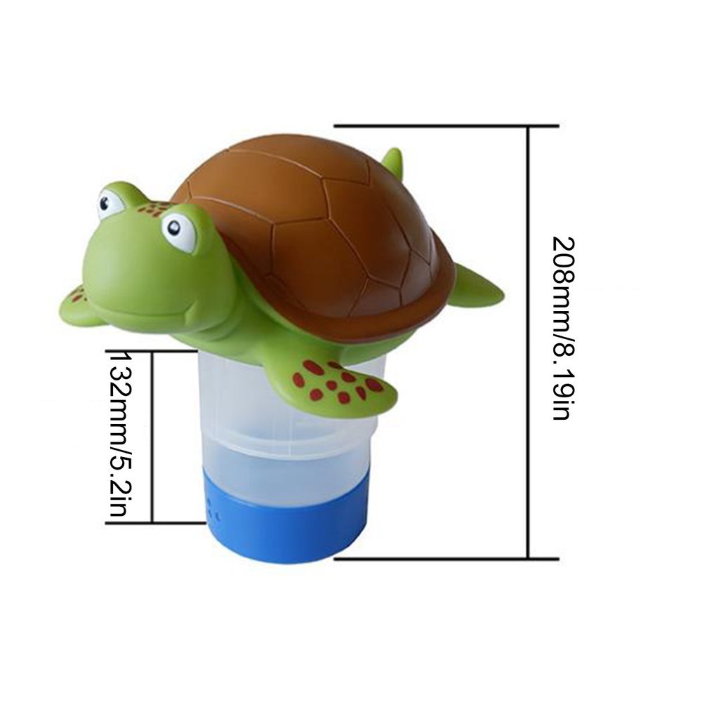 Swimming pool Water purifier Dispenser Cleaner Accessories Pvc Drifting Turtle Head Inflatable Water purifier Dispenser