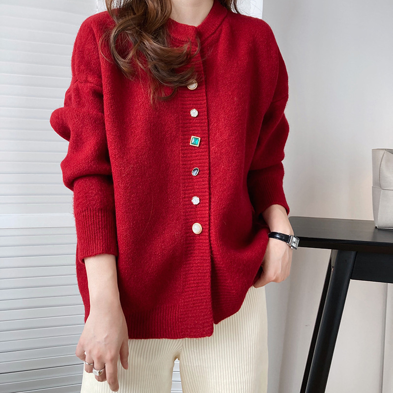 Women's Sweaters Winter Cardigans Coat Elegant Casual Single-breasted Loose Knit Femme Tops L7ZQ, Purple
Women's Sweaters Winter Cardigans Coat Elegant Casual Single-breasted Loose Knit Femme Tops L7ZQ, Purple