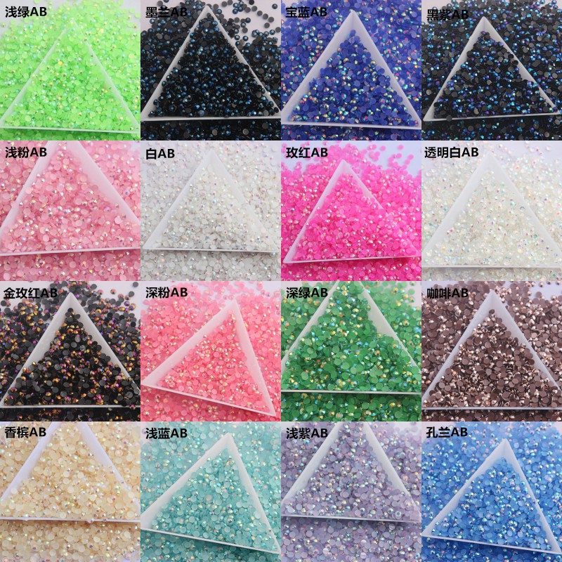 10000pcs/Bag 4MM Color Jelly AB Resin Crystal Rhinestones 14 Section Imitation Austrian Nail Jewelry Stick Drill Decoration Beads 10ms Y2, Black
10000pcs/Bag 4MM Color Jelly AB Resin Crystal Rhinestones 14 Section Imitation Austrian Nail Jewelry Stick Drill Decoration Beads 10ms Y2, Black