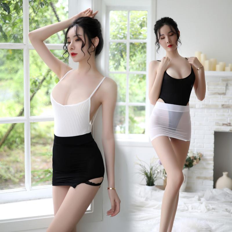 Socks & Hosiery Bodystocking Sheer Japanese Swimsuit Women Cosplay Erotic Lingerie Body Stocking Mini Bodysuit Sex Clothes Shop