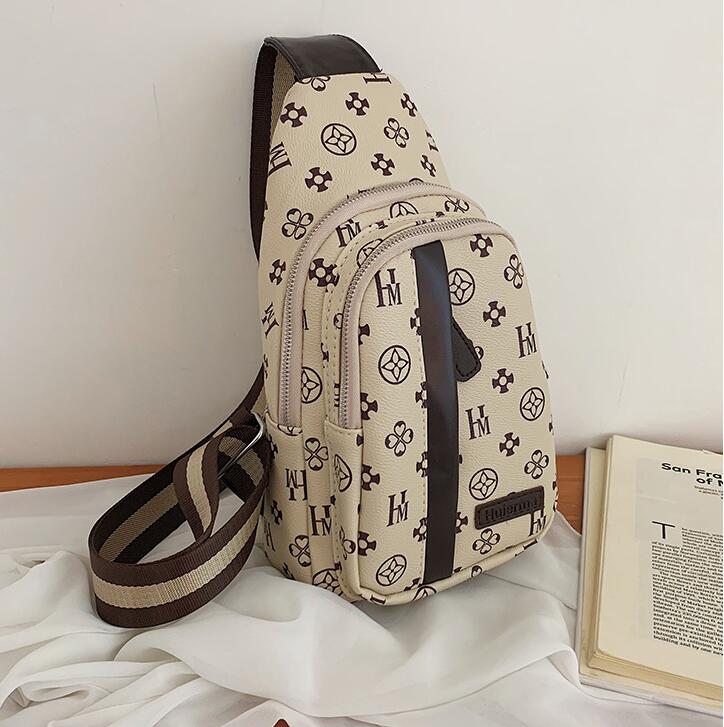 Wholesale ladies shoulder bags street personalized printing backpack simple multifunctional leather handbag popular classic contrast leathers chest bag, Beige2(boutique box)
Wholesale ladies shoulder bags street personalized printing backpack simple multifunctional leather handbag popular classic contrast leathers chest bag, Beige2(boutique box)