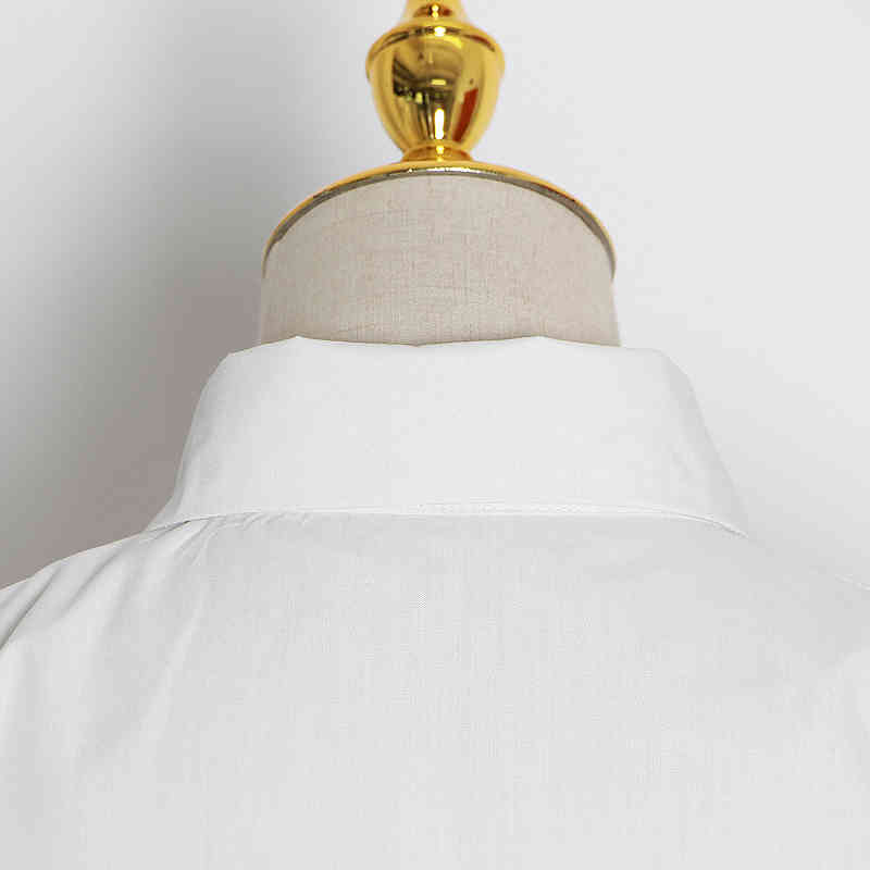 Casual Women Blouse Lapel Collar Butterfly Short Sleeve Loose Elegant Shirt For Female Fashion Clothing Spring 210524