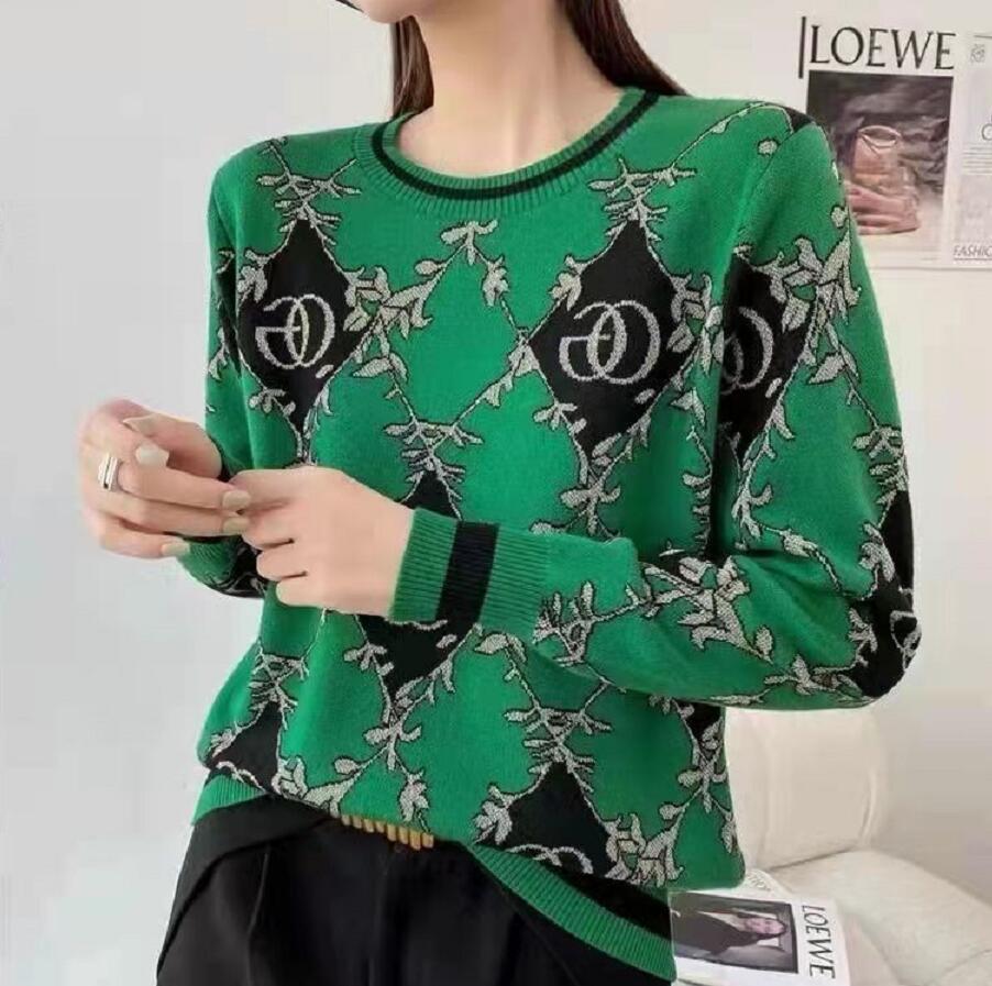 New Spring Autumn Women Designer Sweaters Letter G Pattern Ladies Luxury Brand Pullovers Female Casual High Quality Tops, Brown
New Spring Autumn Women Designer Sweaters Letter G Pattern Ladies Luxury Brand Pullovers Female Casual High Quality Tops, Brown