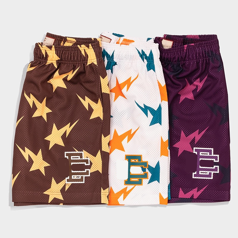 Fashion Brand Ee Basic Shorts New York City Skyline Men's C…