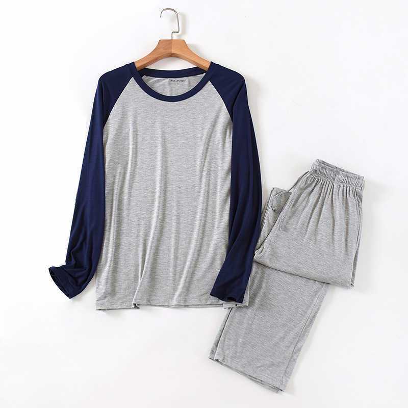 Plus Size 4XL Long Sleeve Soft Modal Home Clothes for Men Autumn 2 Pieces Set Male Pajamas Casual Patchwork Homewear Sleepwear 211019, Black shorts
Plus Size 4XL Long Sleeve Soft Modal Home Clothes for Men Autumn 2 Pieces Set Male Pajamas Casual Patchwork Homewear Sleepwear 211019, Black shorts