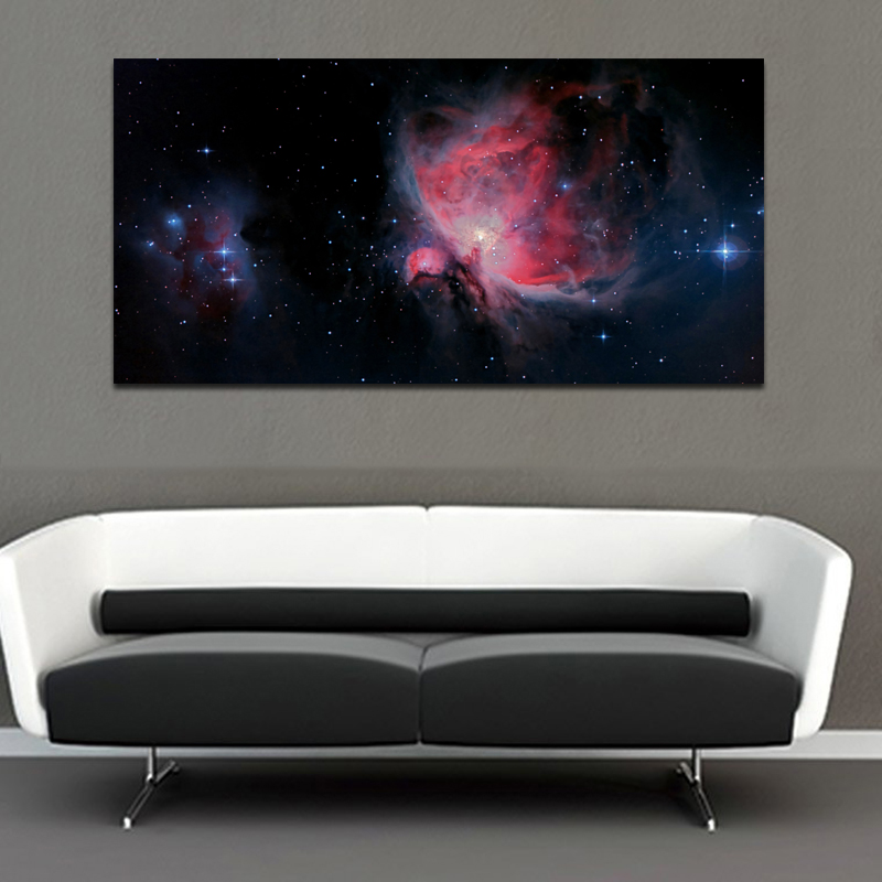 Colorful Space Planet Wall Art Pictures For Living Room Canvas Print Posters Big Size Cuadros Decoration No Frame