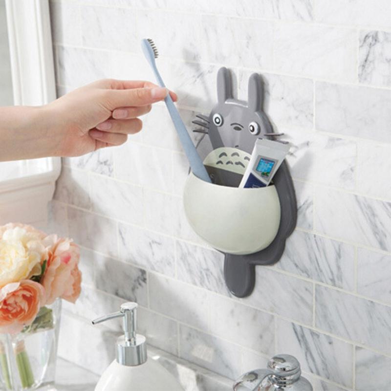 1Pcs Toothbrush Wall Mount Holder Cute Totoro Sucker Suction Bathroom Organizer Family Tools Accessories 24.4*15.1cm Bath Accessory Set
1Pcs Toothbrush Wall Mount Holder Cute Totoro Sucker Suction Bathroom Organizer Family Tools Accessories 24.4*15.1cm Bath Accessory Set