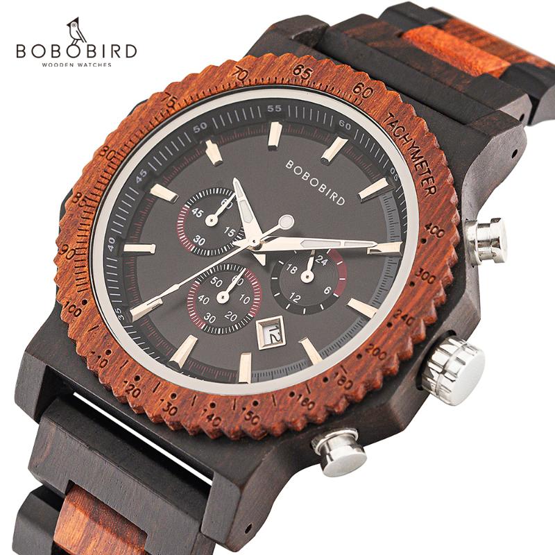 Wristwatches Bobo Bird Wood Watches For Man Watch Male 2021 Luxury Quartz Chronograph Luminous Orologio Uomo Stopwatch Auto Date, Slivery;brown
Wristwatches Bobo Bird Wood Watches For Man Watch Male 2021 Luxury Quartz Chronograph Luminous Orologio Uomo Stopwatch Auto Date, Slivery;brown