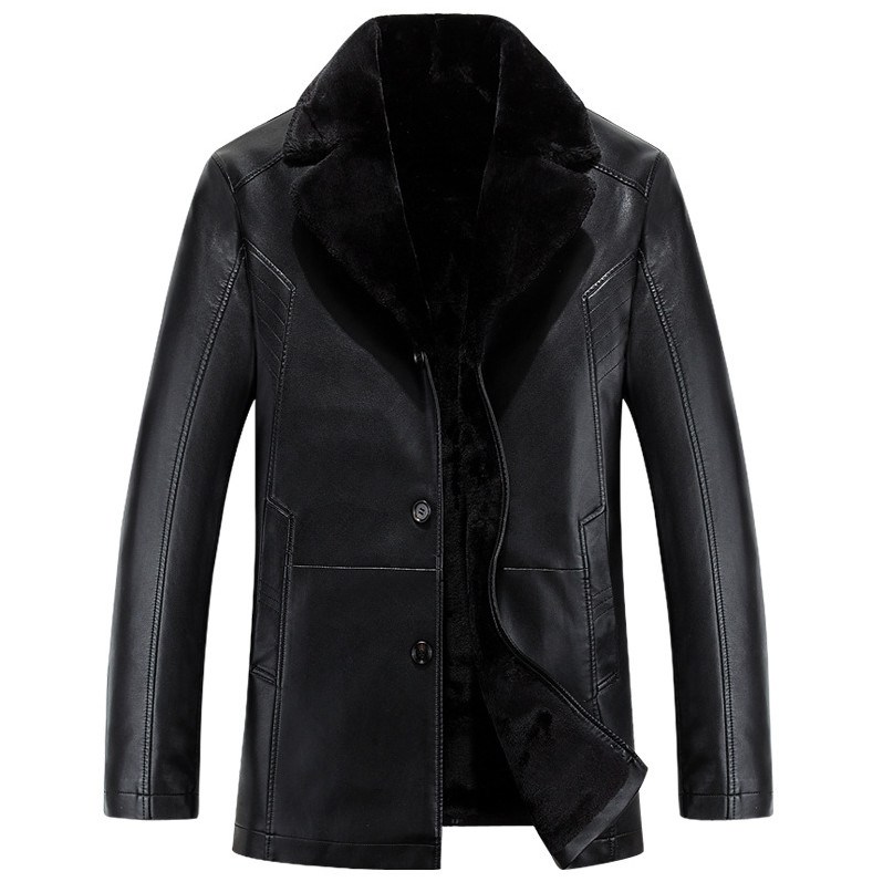 Russian Winter Black leather jackets High quality Thick Warm Mens leather jacket and coat Fashion Casual Mens Clothing jaquet 5
Russian Winter Black leather jackets High quality Thick Warm Mens leather jacket and coat Fashion Casual Mens Clothing jaquet 5