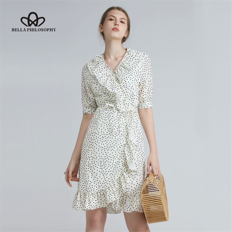 autumn vintage polka dot print office ladies dress ruffles wrap women vestidos v-neck casual 210519, White
autumn vintage polka dot print office ladies dress ruffles wrap women vestidos v-neck casual 210519, White