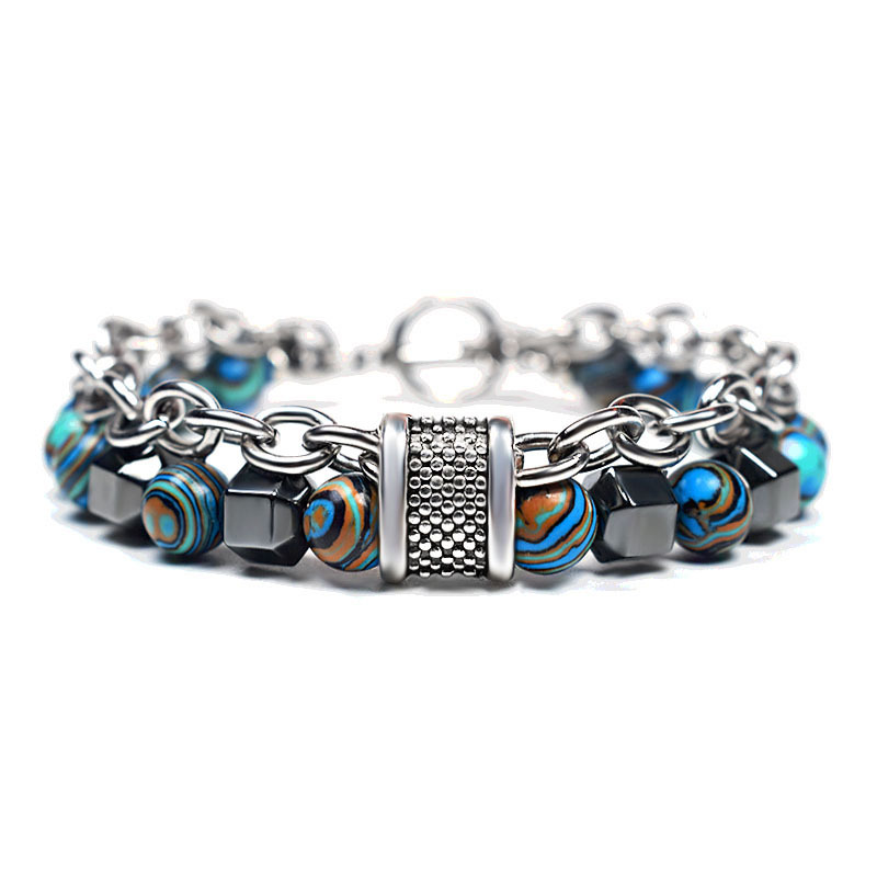 natural stone beads men accessories stainless steel women bracelet Hiphop bracciale uomo bileklik armbanden voor vrouwen jewelry, Black
natural stone beads men accessories stainless steel women bracelet Hiphop bracciale uomo bileklik armbanden voor vrouwen jewelry, Black