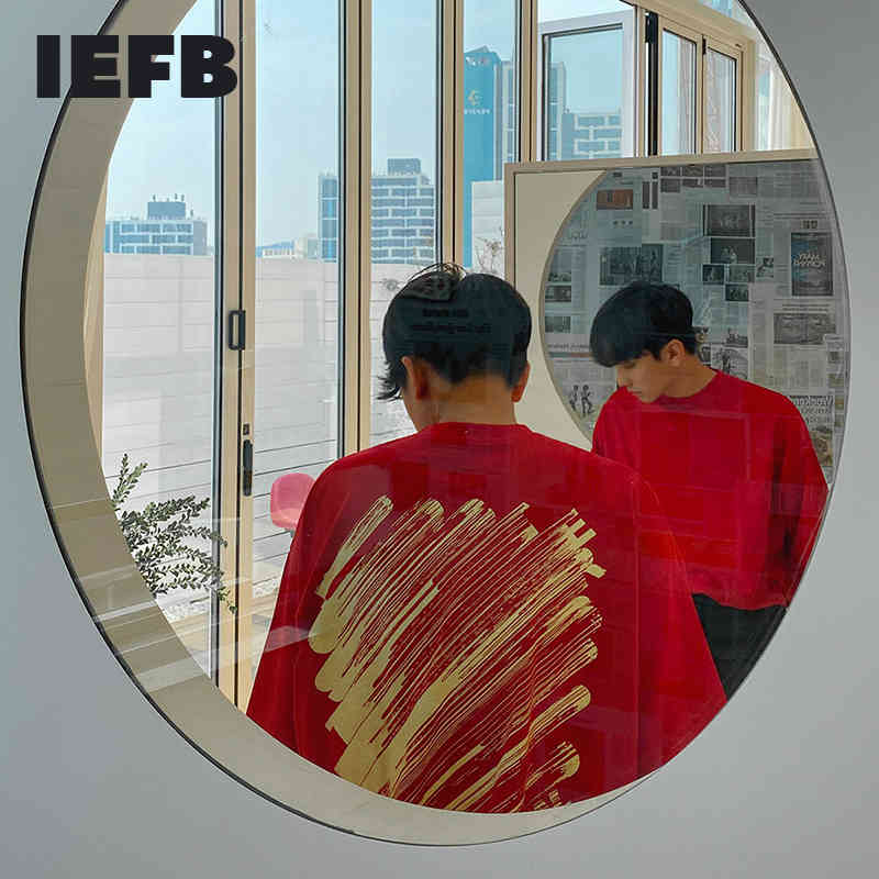 IEFB Trendy Graffiti Printed Round Neck Short Sleeve T-shirt Men's Korean Fashion Summer Loose Half Sleeve Base Tee Tops 9Y7114 210524