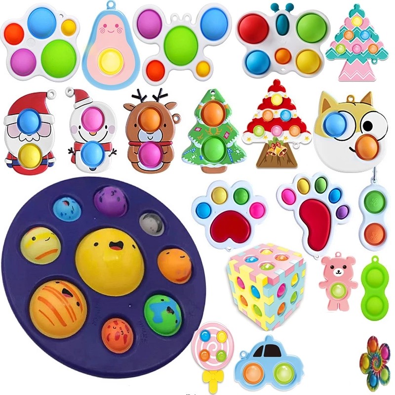 Christmas Party Favor Planet Push Bubble Fidget Toys Keychain Adult Stress Relief Squeeze Soft Squishy Kids Toys Gifts
Christmas Party Favor Planet Push Bubble Fidget Toys Keychain Adult Stress Relief Squeeze Soft Squishy Kids Toys Gifts