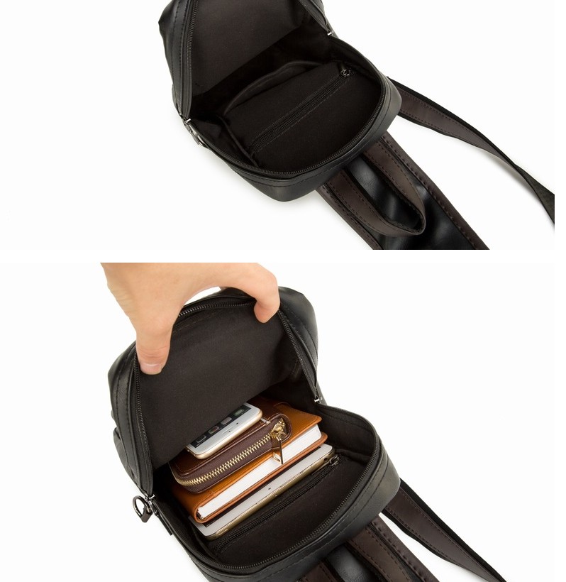 Crossbody Bag For Men Waterproof USB Multifunction Male Shoulder Anti-Theft Short Travel Messenger Chest Sling Bags