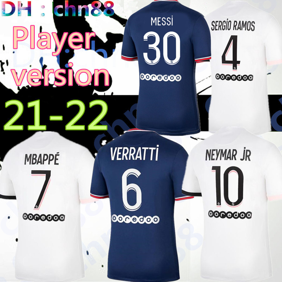 Player version MESSI MBAPPE soccer jerseys HAKIMI SERGIO RAMOS 21 22 Maillots de football shirt 2021 2022 MARQUINHOS VERRATTI men kids uniforms enfants maillot foot
Player version MESSI MBAPPE soccer jerseys HAKIMI SERGIO RAMOS 21 22 Maillots de football shirt 2021 2022 MARQUINHOS VERRATTI men kids uniforms enfants maillot foot
