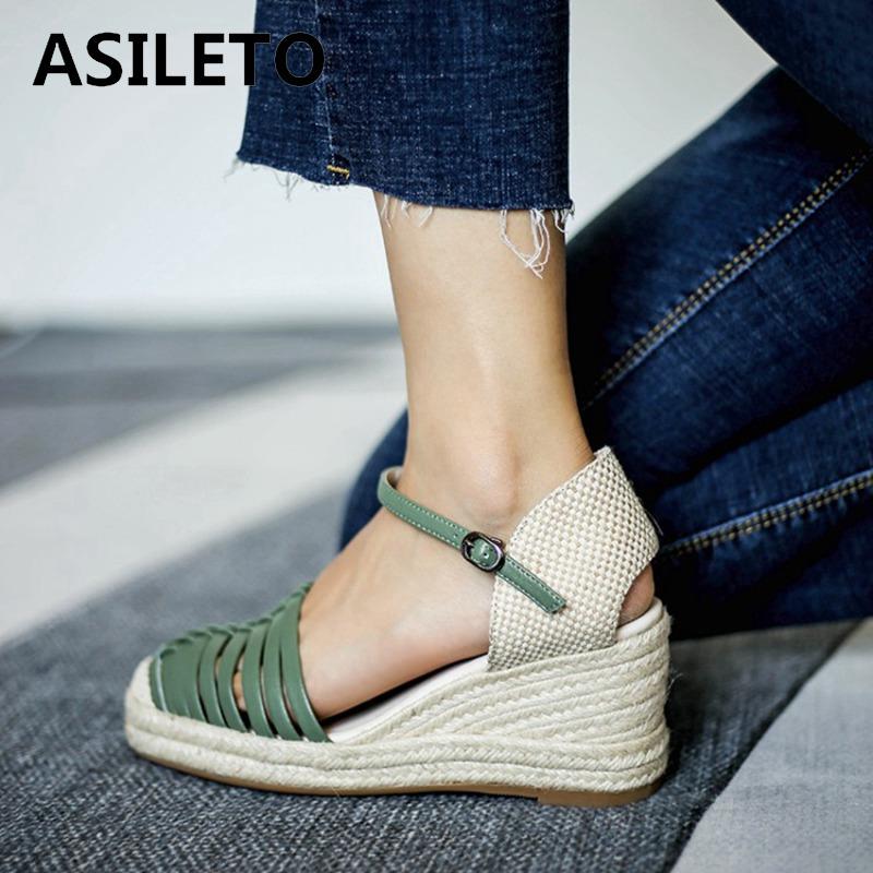 Dress Shoes ASILETO Sweet Fashion Buckle Women's Sandals 2021 Espadrilles Wedged High Heels Est Quality Party Dancing Woman, White
Dress Shoes ASILETO Sweet Fashion Buckle Women's Sandals 2021 Espadrilles Wedged High Heels Est Quality Party Dancing Woman, White