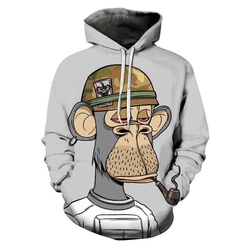 Men's Hoodies & Sweatshirts 3D Printed Novelty Bored Ape Men Women Oversized Fashion Casual Anime Streetwear Kids Boy Girl Hooded, Pp012
Men's Hoodies & Sweatshirts 3D Printed Novelty Bored Ape Men Women Oversized Fashion Casual Anime Streetwear Kids Boy Girl Hooded, Pp012