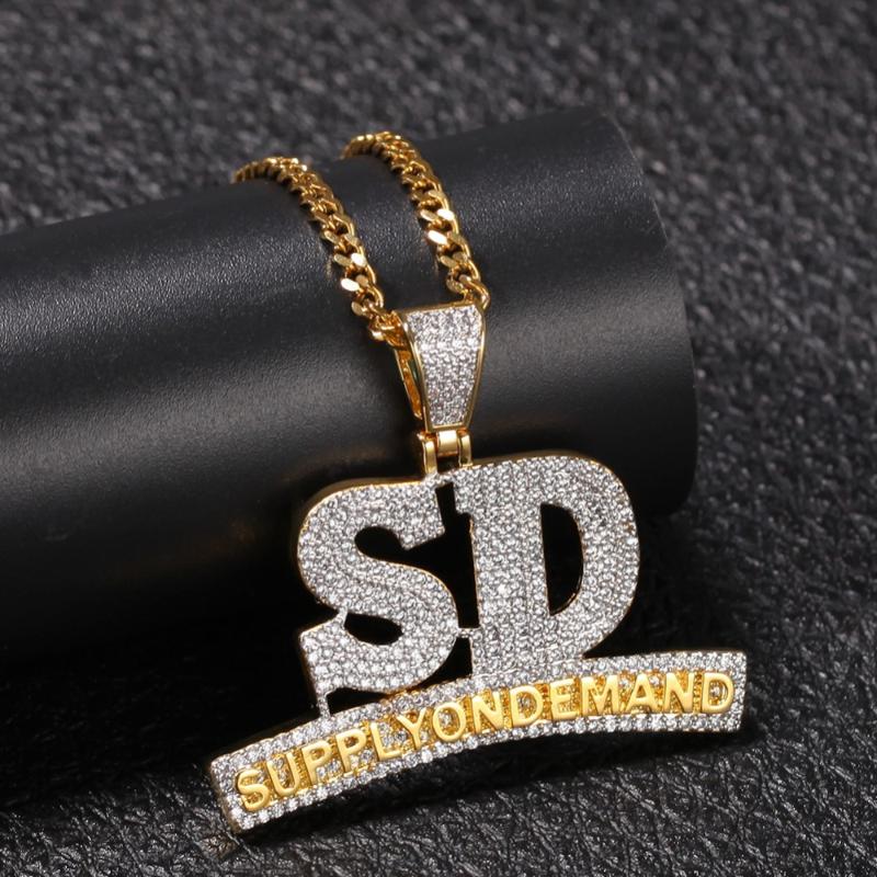 Pendant Necklaces Iced Out Letters Necklace Zircon 2 Colors Men's Charms Fashion Hip Hop Rock Jewelry
Pendant Necklaces Iced Out Letters Necklace Zircon 2 Colors Men's Charms Fashion Hip Hop Rock Jewelry