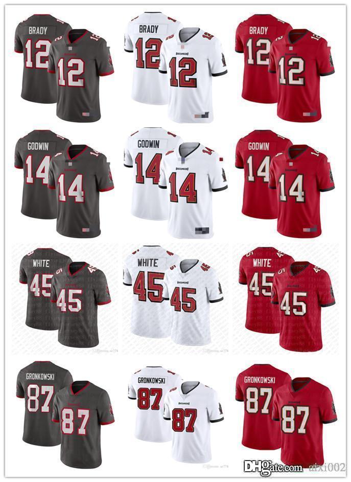 Men Women Youth Tampa Bay Buccaneers 14 Chris Godwin 12 Tom Brady 87 Rob Gronkowski 45 Devin White Custom Football Jerseys, Black;red 
Men Women Youth Tampa Bay Buccaneers 14 Chris Godwin 12 Tom Brady 87 Rob Gronkowski 45 Devin White Custom Football Jerseys, Black;red