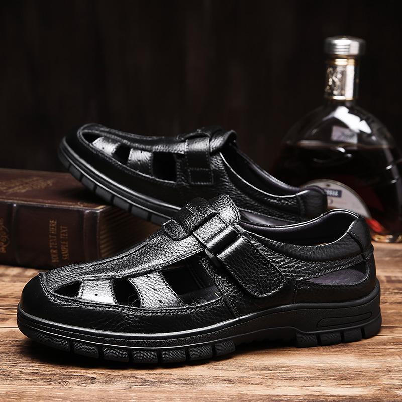 Sandals Sandles Mens Summer Leather Classic Roman Outdoor Handmade Hiking Walking Hole Shoes Dress Platform Sandalia Masculina, Black
Sandals Sandles Mens Summer Leather Classic Roman Outdoor Handmade Hiking Walking Hole Shoes Dress Platform Sandalia Masculina, Black
