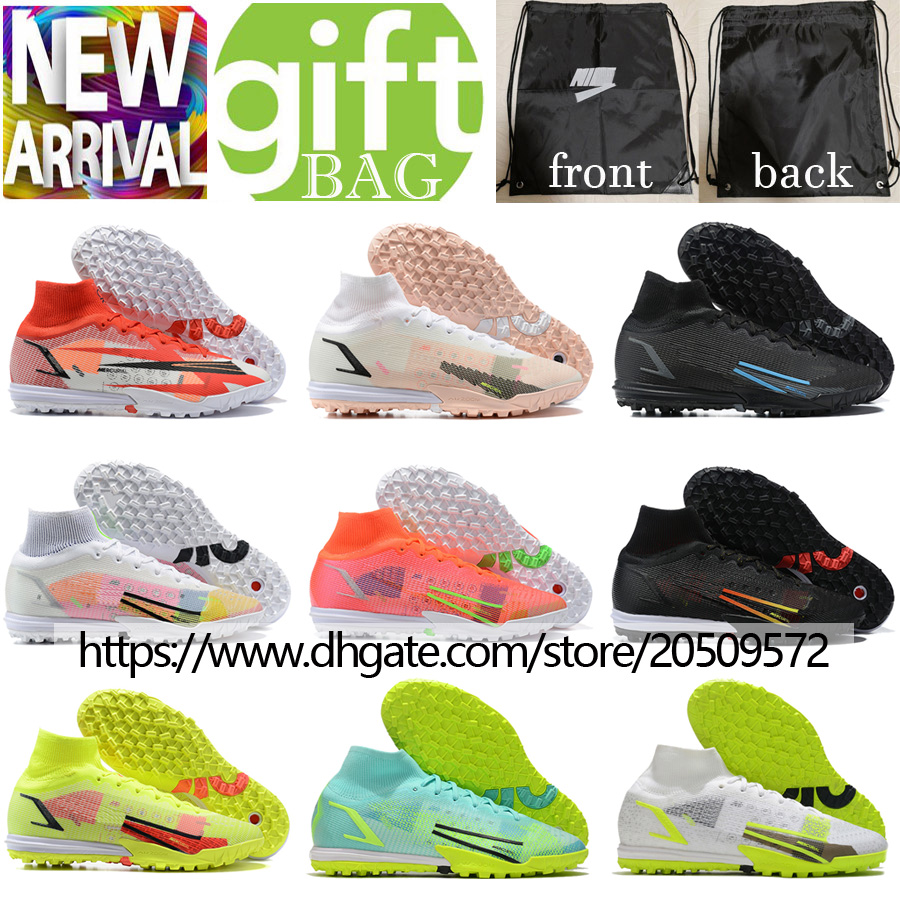 Top Quality Soccer Boots Mercurial Superfly VIII Elite TF CR7 Ronaldo Cleats High Ankle Training Leather Indoor Turf Knit ACC Socks Football Shoes Size EUR39-46, Box
Top Quality Soccer Boots Mercurial Superfly VIII Elite TF CR7 Ronaldo Cleats High Ankle Training Leather Indoor Turf Knit ACC Socks Football Shoes Size EUR39-46, Box
