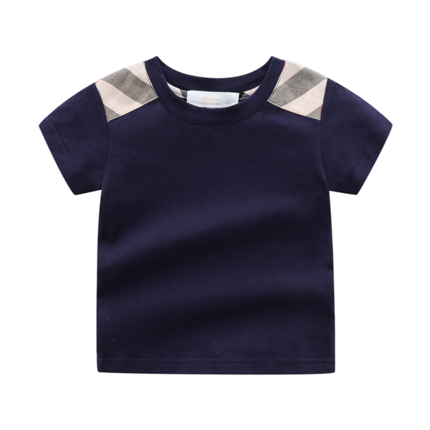 New 2021 Summer New Fashion Brand Style Kids Clothes Boys and Girls Short-sleeved Cotton Striped Top T-shirt, Light blue
New 2021 Summer New Fashion Brand Style Kids Clothes Boys and Girls Short-sleeved Cotton Striped Top T-shirt, Light blue