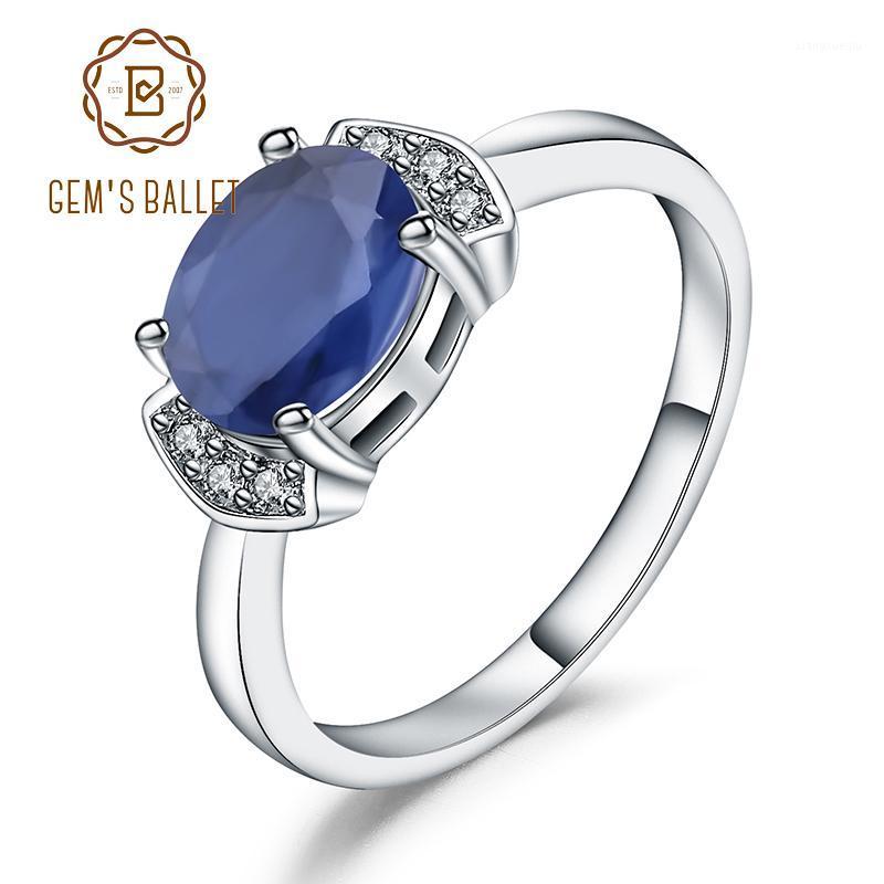 Cluster Rings GEM'S BALLET 925 Sterling Silver Ring 2.02Ct Classic Natural Blue Sapphire For Women Engagement Wedding Gift Fine Jewelry, Golden;silver
Cluster Rings GEM'S BALLET 925 Sterling Silver Ring 2.02Ct Classic Natural Blue Sapphire For Women Engagement Wedding Gift Fine Jewelry, Golden;silver