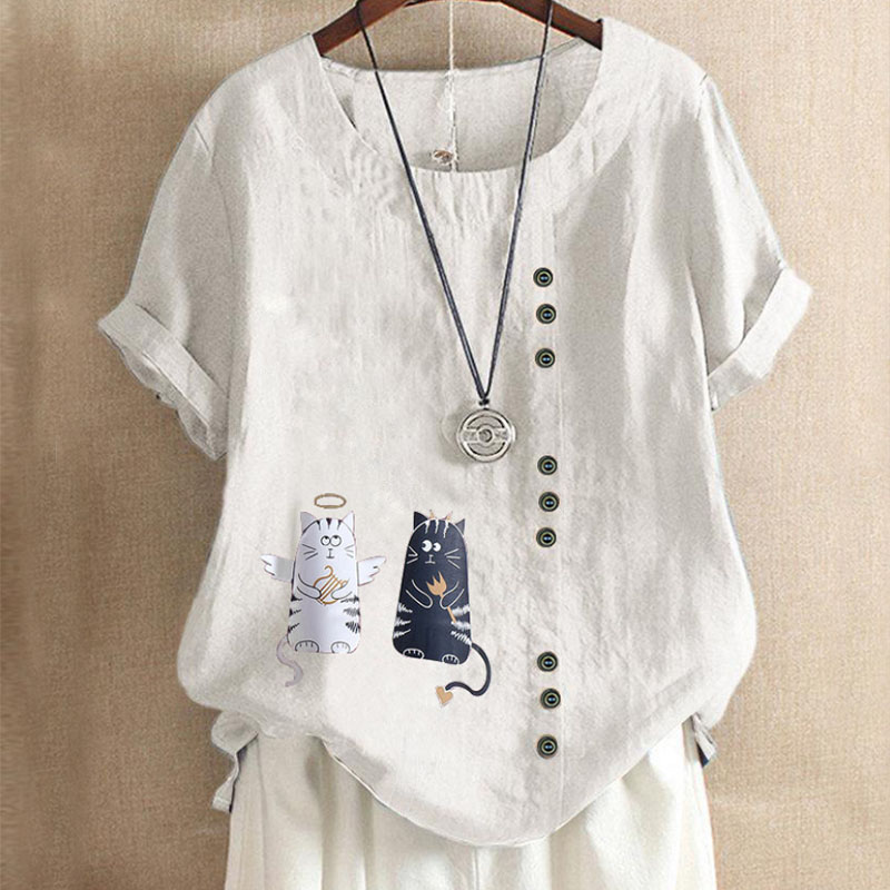 plus size oversized tops Bt21 loveshackfancy T-shirt Luxury designer clothes Woman crew neck cotton blend anmial cute cat print short sleeve nightgowns for women, Red
plus size oversized tops Bt21 loveshackfancy T-shirt Luxury designer clothes Woman crew neck cotton blend anmial cute cat print short sleeve nightgowns for women, Red