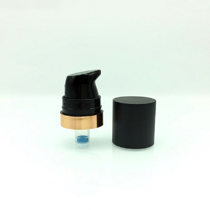 15ml Frosted Black Plastic Airless Pump Bottle Travel Size Refillable Cosmetic Containers for Lotion Eye Cream Essence Facial Cleanser