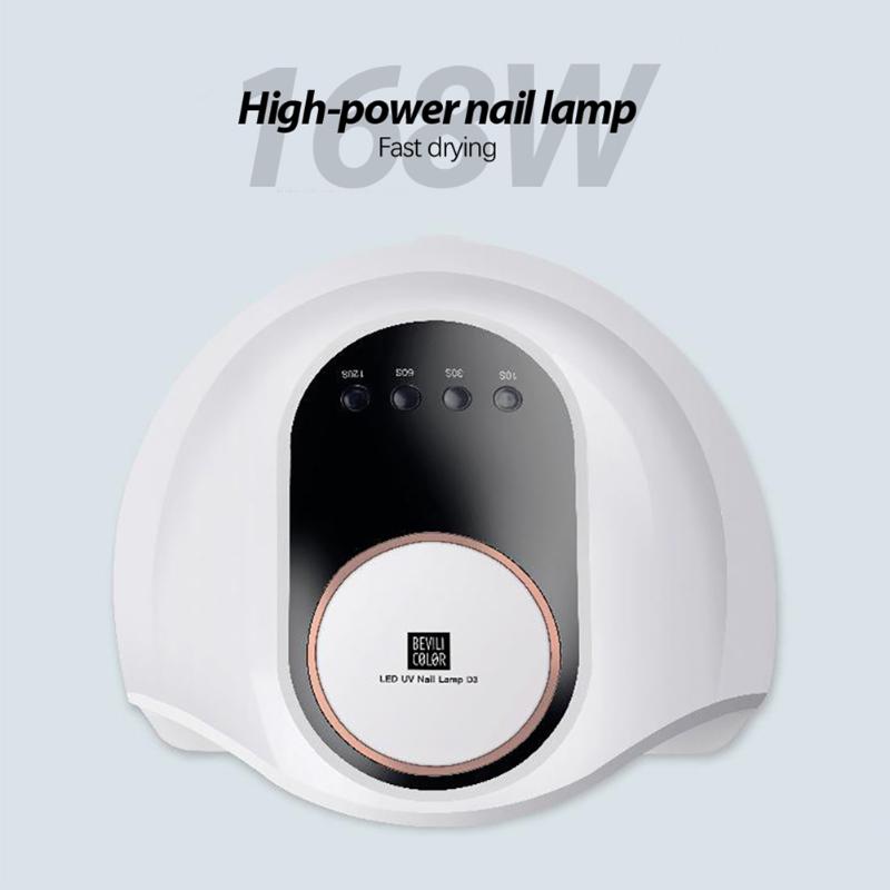 Nail Dryers Professional 130W Dryer Powerful UV LED Lamp Manicure Apparatus Potherapy Quick-drying Gel