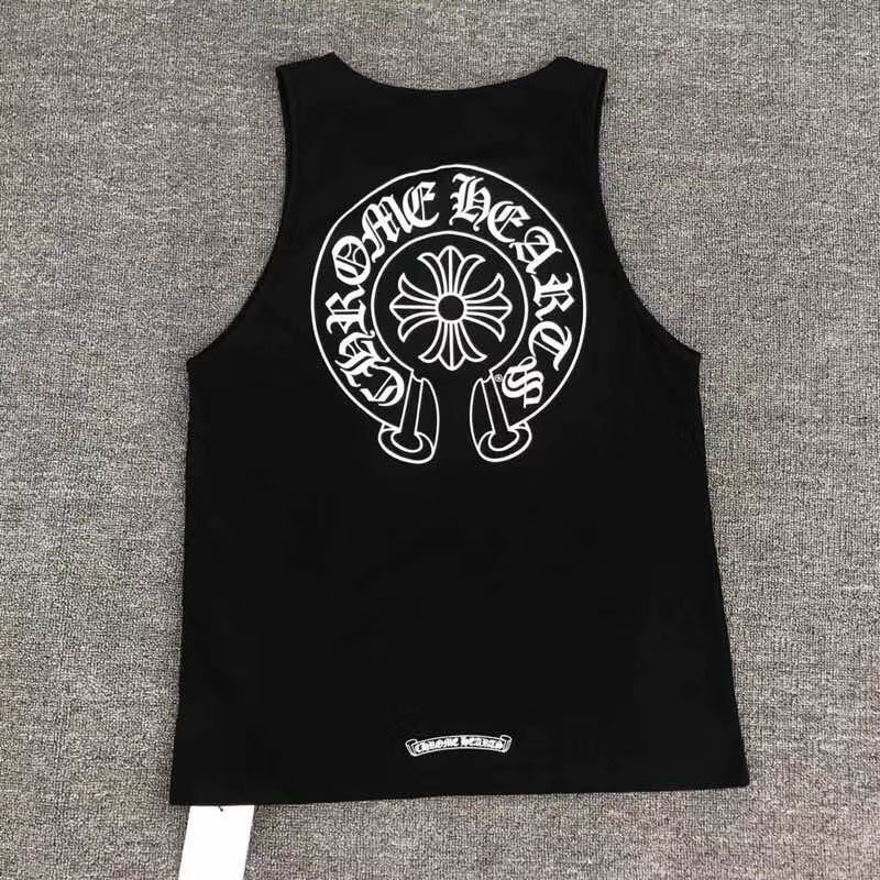 Factory Factory Hearts Chrome 2021 Crosin Classic Sweat Vest Ch Big Horseshoe Cross Print Sleeveless Top Men's and Women's Bottoms, White;black
Factory Factory Hearts Chrome 2021 Crosin Classic Sweat Vest Ch Big Horseshoe Cross Print Sleeveless Top Men's and Women's Bottoms, White;black
