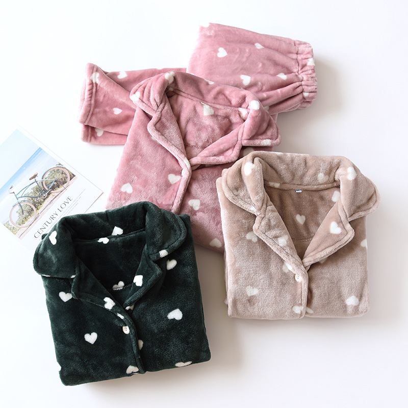 Nightie For Women 2PCS Pajama Set 2021 Winter New Long Sleeve Thien Warm Pink/Khaki Home Suit Pijama femeninoFree shipping by air, Green
Nightie For Women 2PCS Pajama Set 2021 Winter New Long Sleeve Thien Warm Pink/Khaki Home Suit Pijama femeninoFree shipping by air, Green