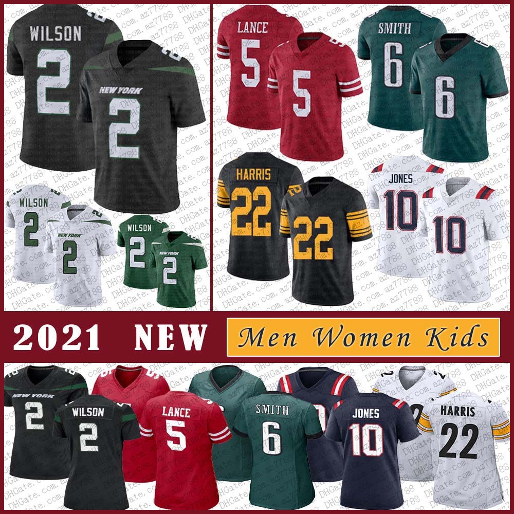 2 Zach Wilson 2021 Custom Men Man Women Ladies Youth Kids Football Jersey 22 Najee Harris 5 Trey Lance 6 DeVonta Smith 10 Mac Jones High quality stitched jerseys, Picture
2 Zach Wilson 2021 Custom Men Man Women Ladies Youth Kids Football Jersey 22 Najee Harris 5 Trey Lance 6 DeVonta Smith 10 Mac Jones High quality stitched jerseys, Picture