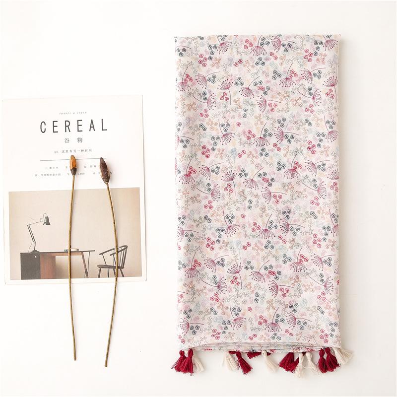 Scarves Soft Cotton Handfeeling Women Shawl Printing Hight Quality Hijab Scarf Wholesales Pashmina Female Bandana