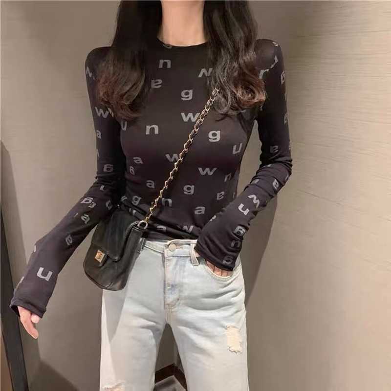 Spring and Autumn Korean version of the round neck long-sleeved t-shirt women's self-cultivation letter printing top casual 210604, Black
Spring and Autumn Korean version of the round neck long-sleeved t-shirt women's self-cultivation letter printing top casual 210604, Black