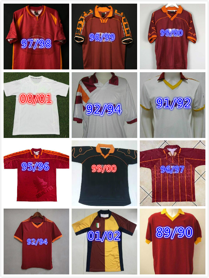 1989 1990 1991 1992 1994 1996 1997 1998 1999 2000 2001 2002 TOTTI MONTELLA BATISTUTA Retro Soccer Jerseys NAKATA CASSANO DE ROSSI DZEKO, White
1989 1990 1991 1992 1994 1996 1997 1998 1999 2000 2001 2002 TOTTI MONTELLA BATISTUTA Retro Soccer Jerseys NAKATA CASSANO DE ROSSI DZEKO, White