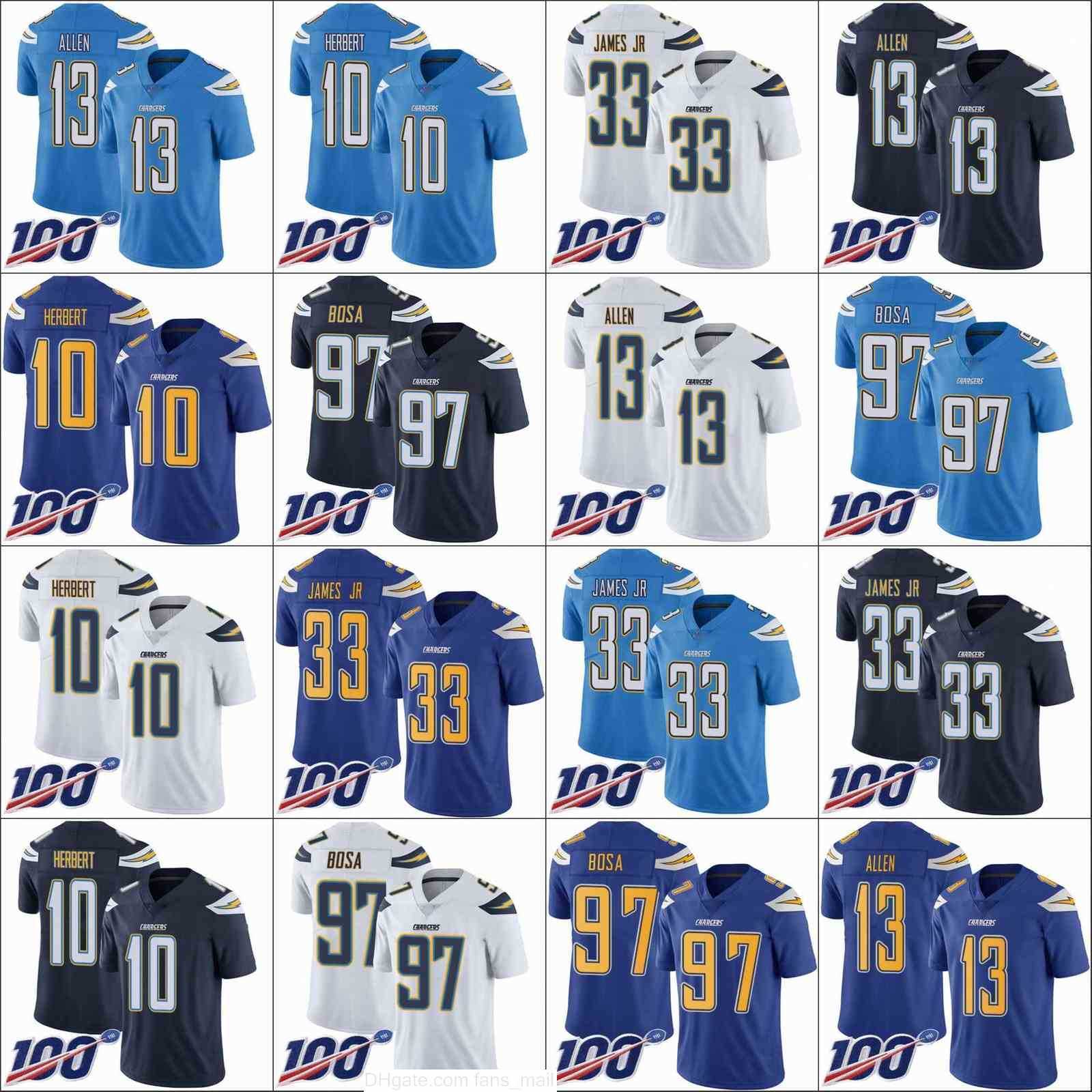 Los Angeles's Chargers's Men #10 Justin Herbert 13 Keenan Allen 33 Derwin James Jr 97 Joey Bosa Woman Youth 100th Limited Jersey
Los Angeles's Chargers's Men #10 Justin Herbert 13 Keenan Allen 33 Derwin James Jr 97 Joey Bosa Woman Youth 100th Limited Jersey