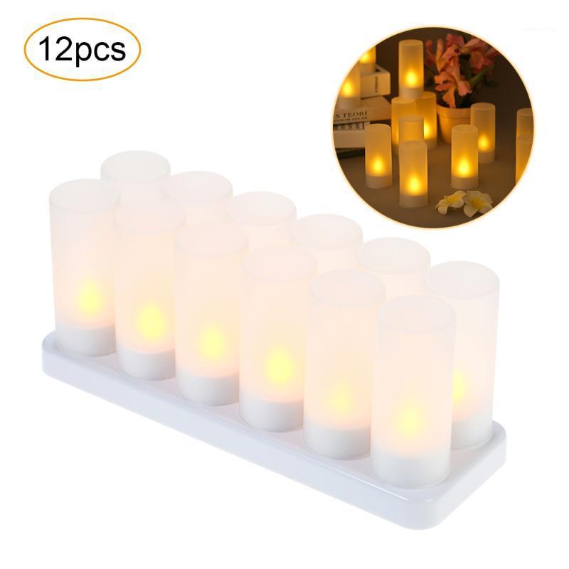 Party Decoration Rechargeable LED Flickering Flameless Candles Tealight Lights With Frosted Cups Charging Base Yellow Light AC100-240V
Party Decoration Rechargeable LED Flickering Flameless Candles Tealight Lights With Frosted Cups Charging Base Yellow Light AC100-240V