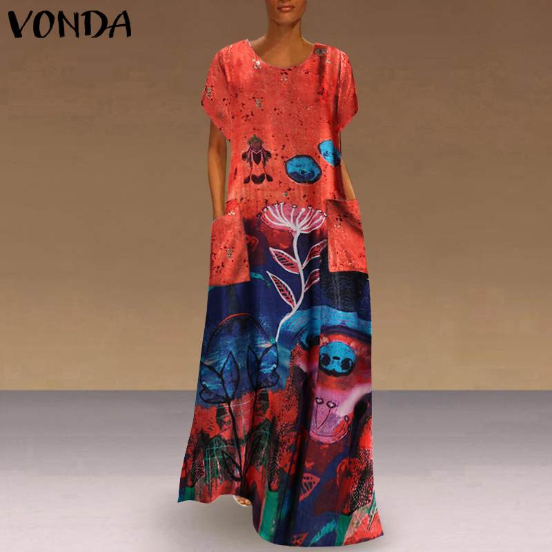 2021maxi dress women patchwork floral printed sundress vonda 2021 womens autumn stylish robe female cotton linen dress s-5xl, Black;gray
2021maxi dress women patchwork floral printed sundress vonda 2021 womens autumn stylish robe female cotton linen dress s-5xl, Black;gray