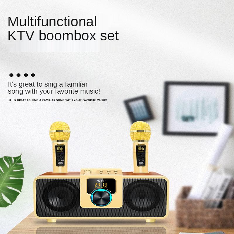 Portable Speakers SD309PIUS Wireless Bluetooth Speaker Home Theater Karaoke Subwoofer With Display Dual Microphone Caixa De Som
Portable Speakers SD309PIUS Wireless Bluetooth Speaker Home Theater Karaoke Subwoofer With Display Dual Microphone Caixa De Som