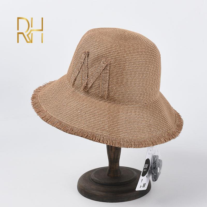 Summer Hats For Women Retro Floding Hat Brim Hand-made M Letter Straw Ladies Outdoor Sun Protection Beach RH Wide, Blue;gray
Summer Hats For Women Retro Floding Hat Brim Hand-made M Letter Straw Ladies Outdoor Sun Protection Beach RH Wide, Blue;gray