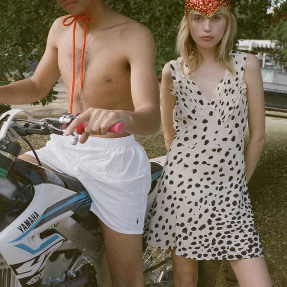 Women's Silk Dress Fashion Sleeveless V-neck Vintage Black Dot Printing Mini Slim Women Club Party Vestidos 210524