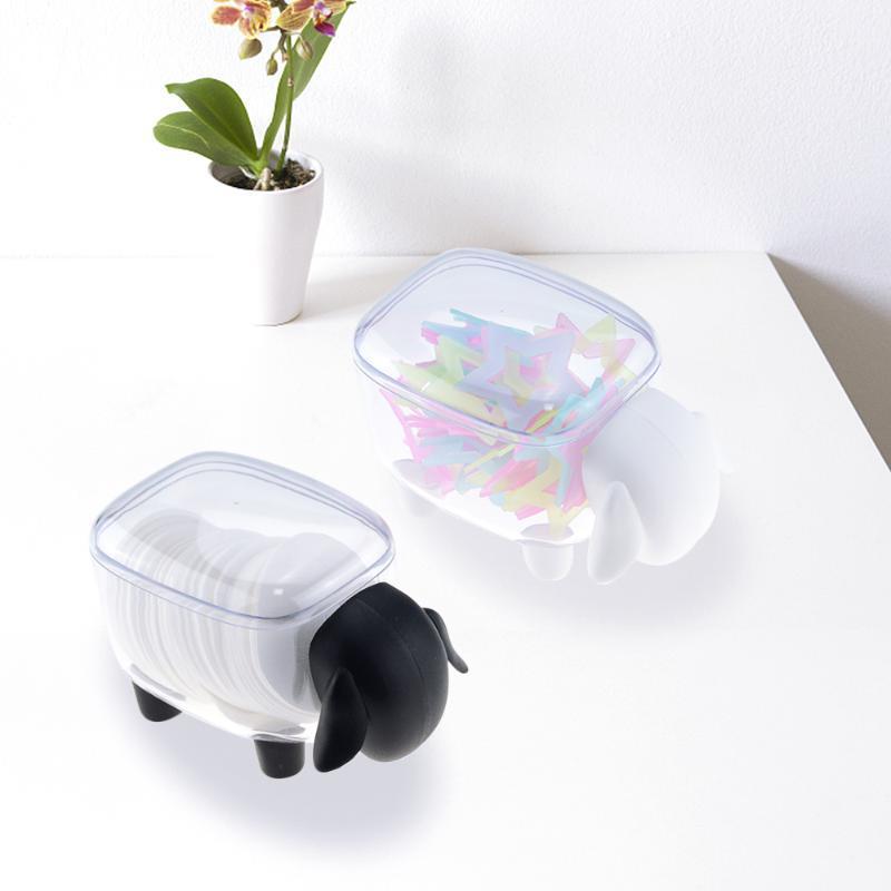 Storage Boxes & Bins Creative Cute Sheep Model Cotton Multifunctional Swabs Household Dust-proof Desktop Cosmetic Finishing Box Ornaments
Storage Boxes & Bins Creative Cute Sheep Model Cotton Multifunctional Swabs Household Dust-proof Desktop Cosmetic Finishing Box Ornaments